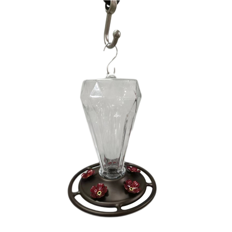 Garden Bird Feeder Outdoor Glass Wild Bird Feeder Eco-Friendly Bird Feeder